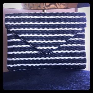 PETA approved vegan tweed clutch! Modern boho!